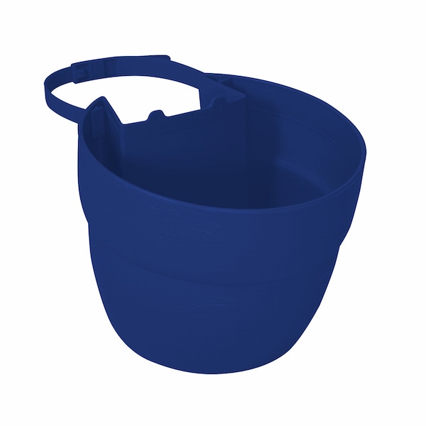 Emsco Group Post Planter, Permanent and Temp. Installation Options, Garden in Untraditional Spaces, Cobalt Blue 2468-1 - main
